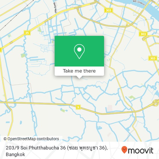 203 / 9 Soi Phutthabucha 36 (ซอย พุทธบูชา 36), Thung Khru, Bangkok 10140 map