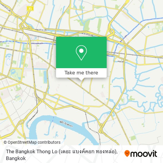 The Bangkok Thong Lo (เดอะ แบงค์คอก ทองหล่อ) map