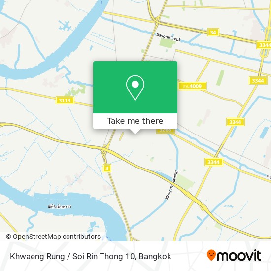 Khwaeng Rung / Soi Rin Thong 10 map