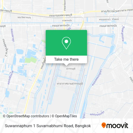 Suwannaphum 1 Suvarnabhumi Road map