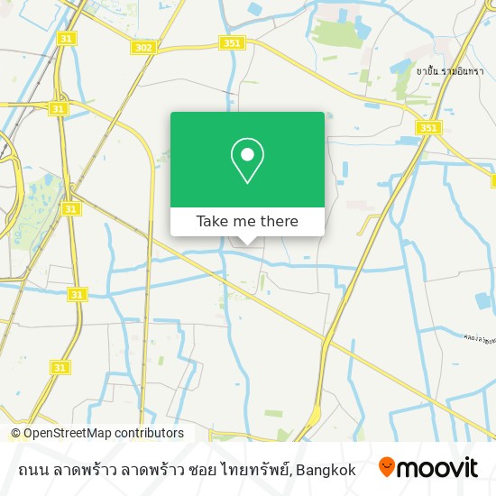 ถนน ลาดพร้าว ลาดพร้าว ซอย ไทยทรัพย์ map