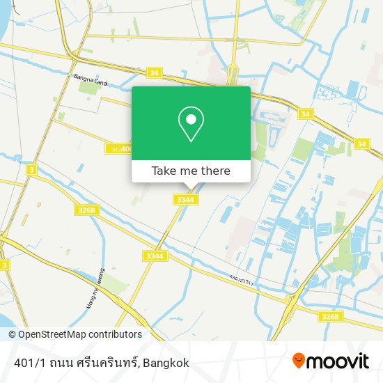 401/1 ถนน ศรีนครินทร์ map