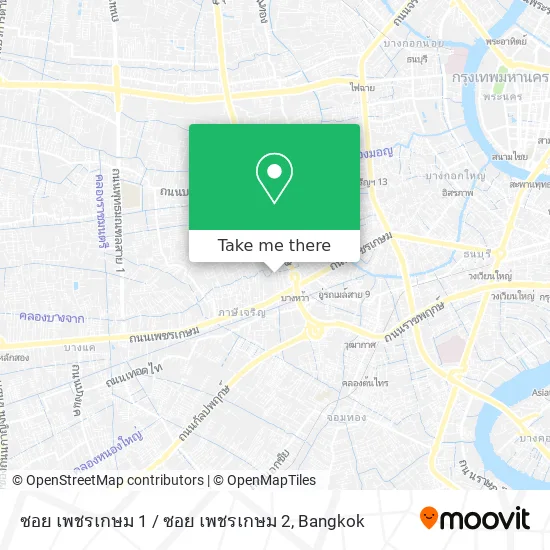 ซอย เพชรเกษม 1 / ซอย เพชรเกษม 2 map