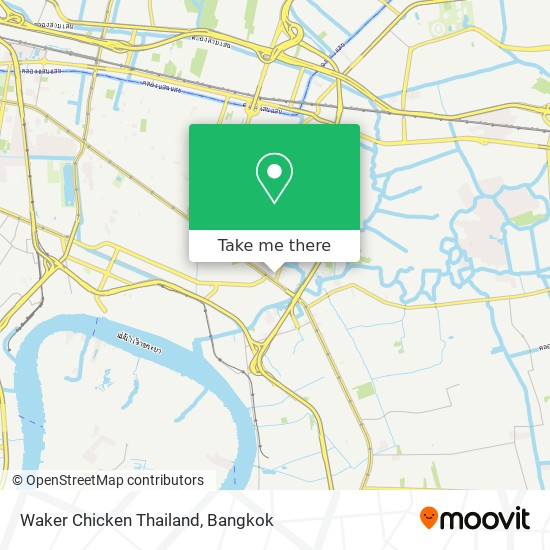 Waker Chicken Thailand map