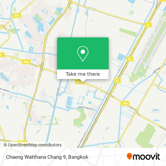 Chaeng Watthana Chang 9 map