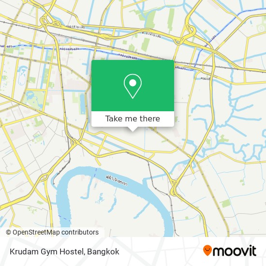 Krudam Gym Hostel map