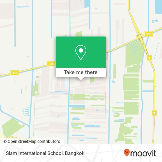 Siam International School map