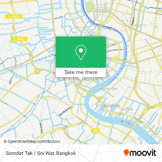 Somdet Tak / Soi Wat map