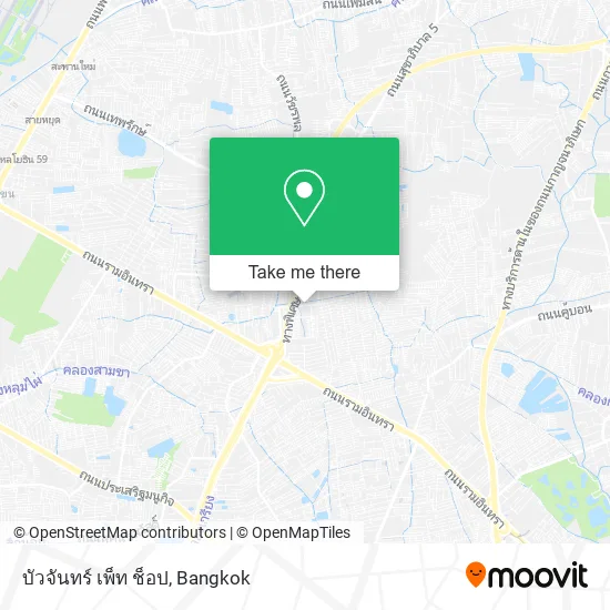 บัวจันทร์ เพ็ท ช็อป map