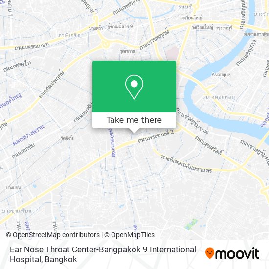 Ear Nose Throat Center-Bangpakok 9 International Hospital map