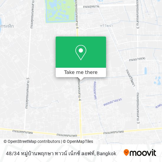 48 / 34 หมู่บ้านพฤกษา ทาวน์ เน็กซ์ ลอฟท์ map