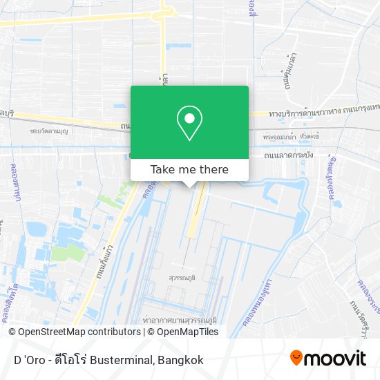 D 'Oro - ดีโอโร่ Busterminal map