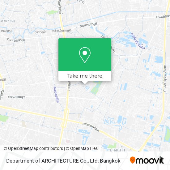 Department of ARCHITECTURE Co., Ltd map