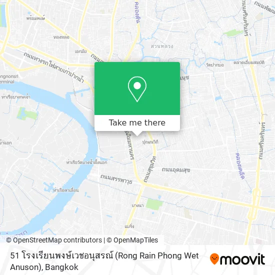 51 โรงเรียนพงษ์เวชอนุสรณ์ (Rong Rain Phong Wet Anuson) map
