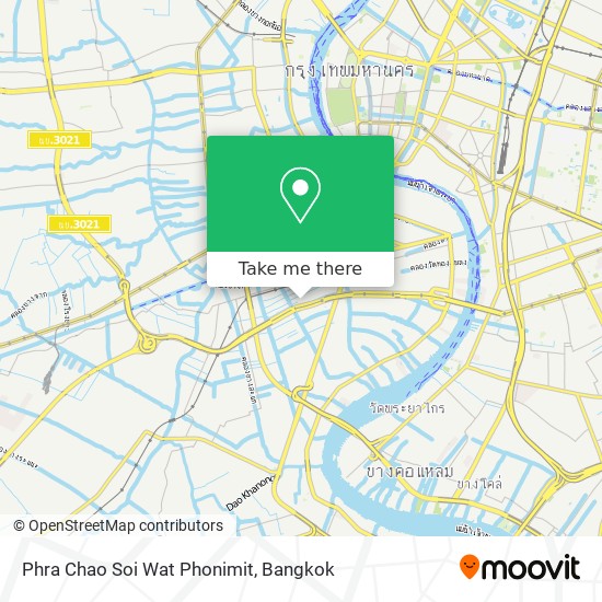 Phra Chao Soi Wat Phonimit map