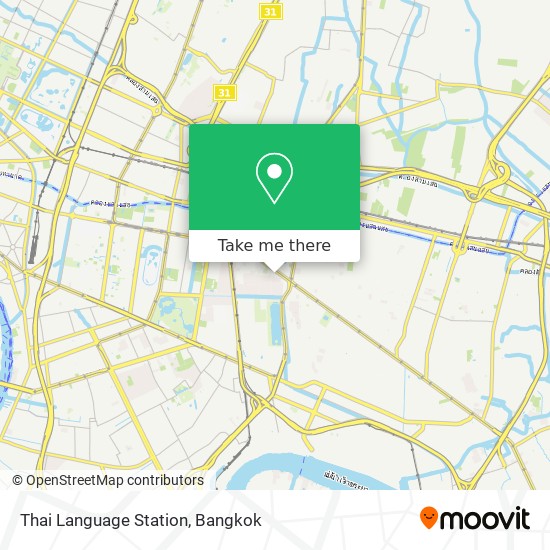 Thai Language Station map