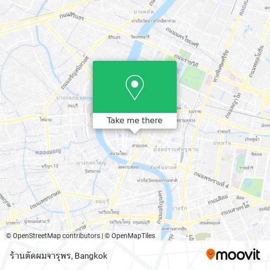 ร้านตัดผมจารุพร map