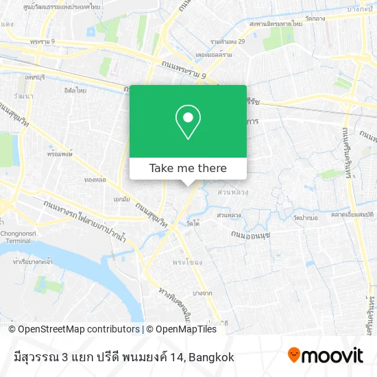 มีสุวรรณ 3 แยก ปรีดี พนมยงค์ 14 map