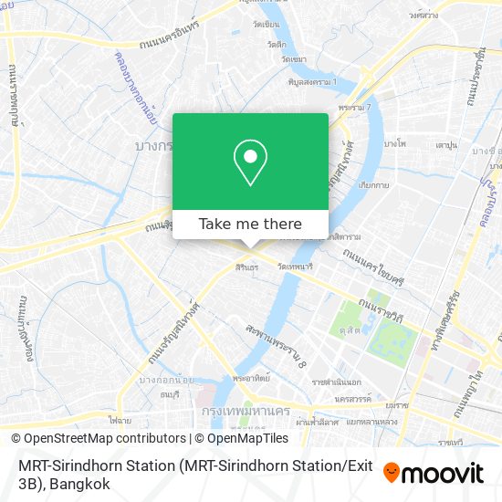 MRT-Sirindhorn Station (MRT-Sirindhorn Station / Exit 3B) map