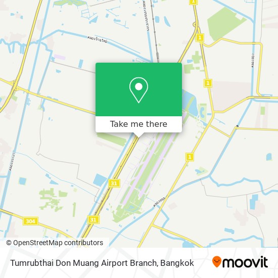 Tumrubthai Don Muang Airport Branch map