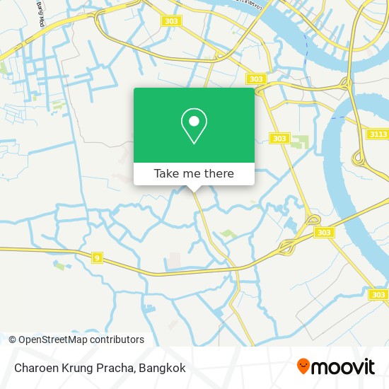 Charoen Krung Pracha map