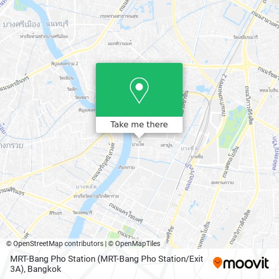 MRT-Bang Pho Station (MRT-Bang Pho Station / Exit 3A) map