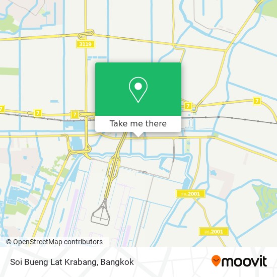 Soi Bueng Lat Krabang map