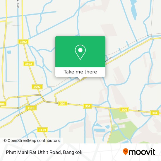 Phet Mani Rat Uthit Road map