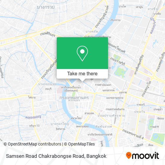 Samsen Road Chakrabongse Road map