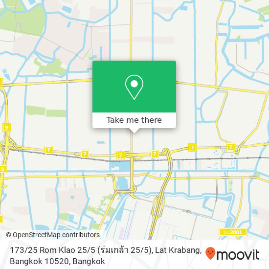 173 / 25 Rom Klao 25 / 5 (ร่มเกล้า 25 / 5), Lat Krabang, Bangkok 10520 map