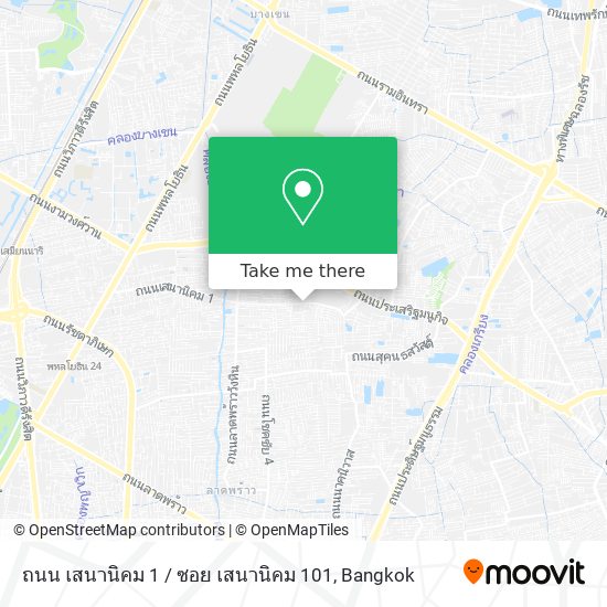 ถนน เสนานิคม 1 / ซอย เสนานิคม 101 map