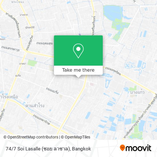 74/7 Soi Lasalle (ซอย ลาซาล) map