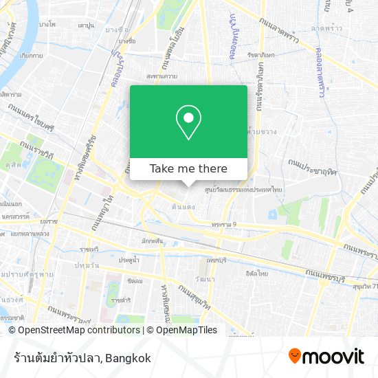ร้านต้มยำหัวปลา map