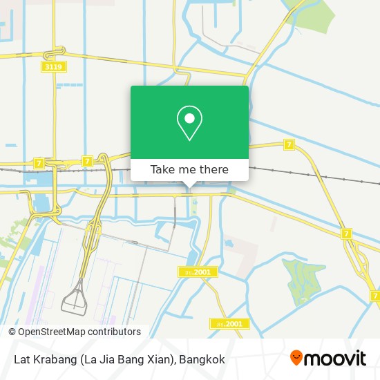 Lat Krabang (La Jia Bang Xian) map