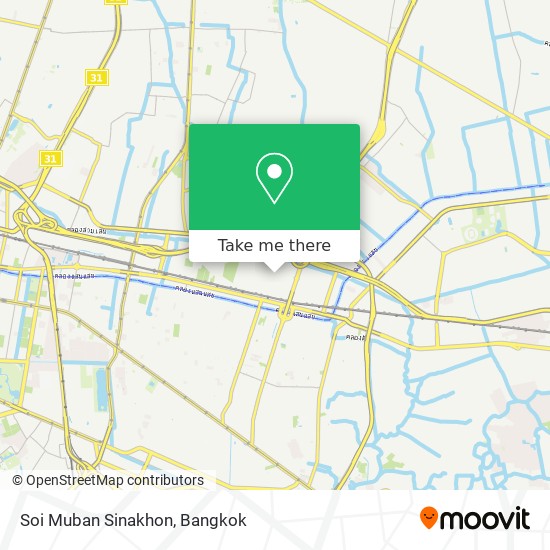Soi Muban Sinakhon map