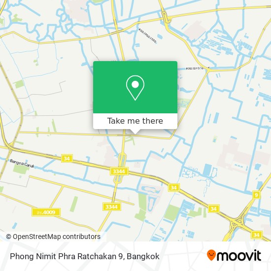 Phong Nimit Phra Ratchakan 9 map