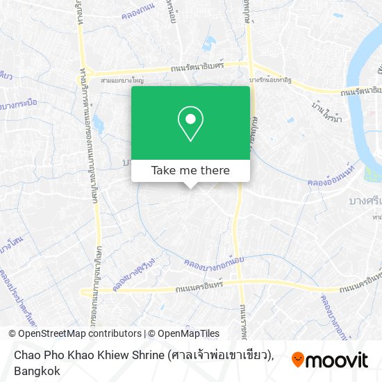 Chao Pho Khao Khiew Shrine (ศาลเจ้าพ่อเขาเขียว) map