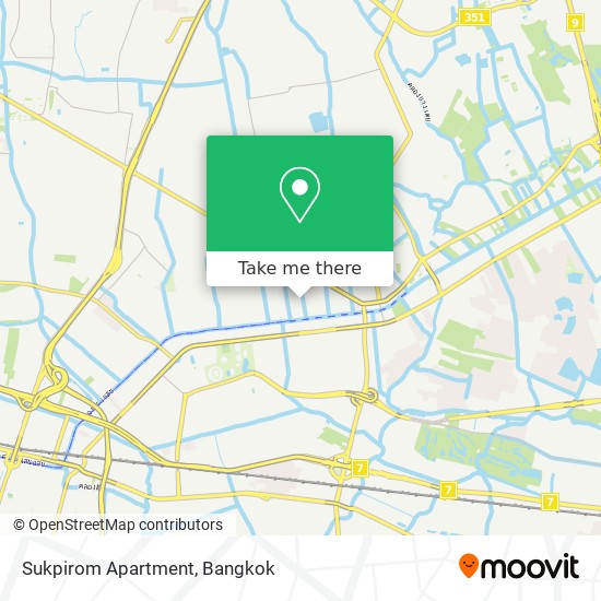 Sukpirom Apartment map