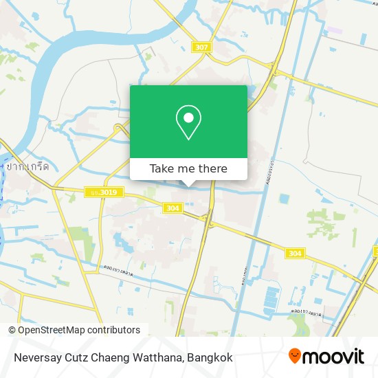 Neversay Cutz Chaeng Watthana map