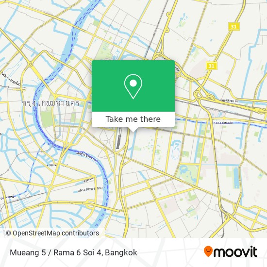 Mueang 5 / Rama 6 Soi 4 map