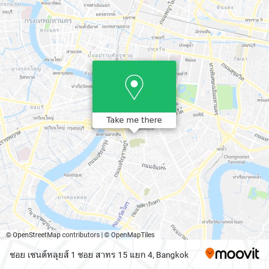 ซอย เซนต์หลุยส์ 1 ซอย สาทร 15 แยก 4 map