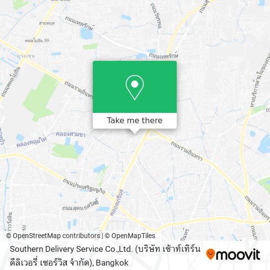Southern Delivery Service Co.,Ltd. (บริษัท เซ้าท์เทิร์น ดีลิเวอรี่ เซอร์วิส จำกัด) map