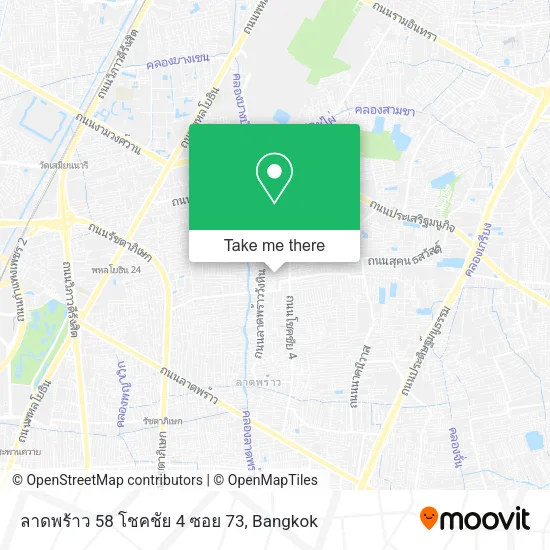 ลาดพร้าว 58 โชคชัย 4 ซอย 73 map