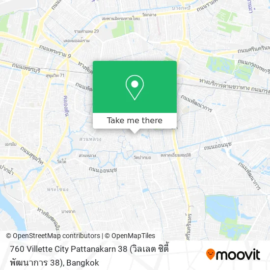 760 Villette City Pattanakarn 38 (วิลเลต ซิตี้ พัฒนาการ 38) map