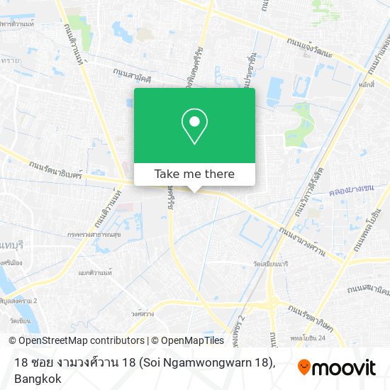 18 ซอย งามวงศ์วาน 18 (Soi Ngamwongwarn 18) map