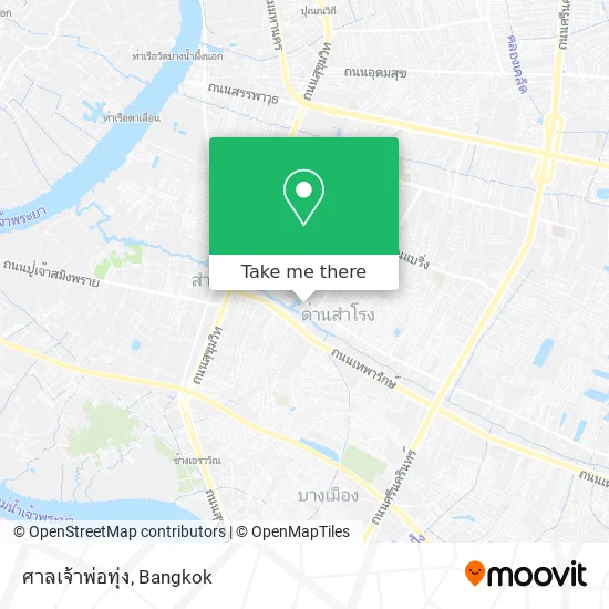ศาลเจ้าพ่อทุ่ง map