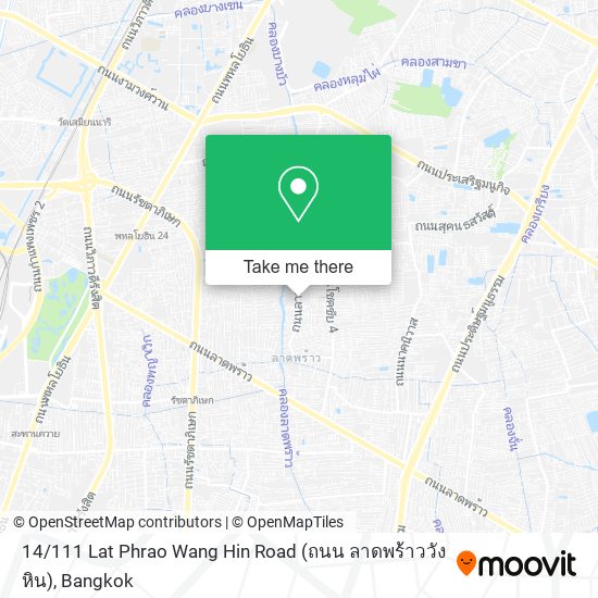 14 / 111 Lat Phrao Wang Hin Road (ถนน ลาดพร้าววังหิน) map