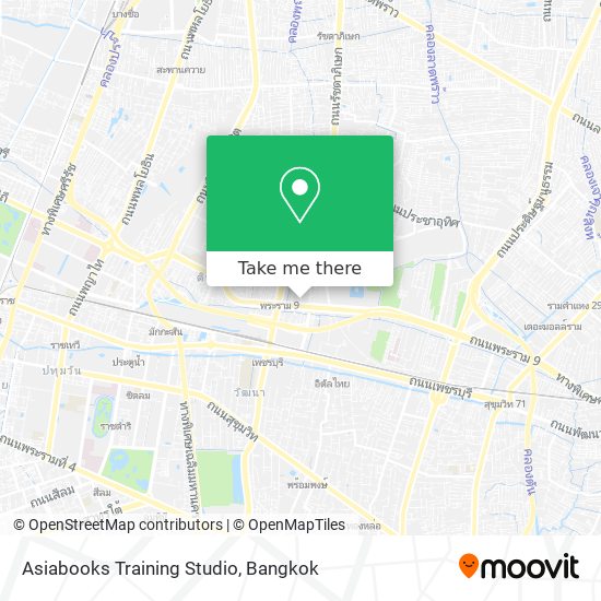 Asiabooks Training Studio map