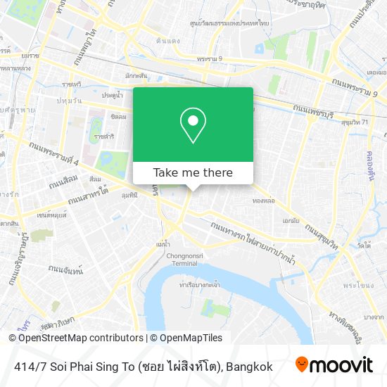 414 / 7 Soi Phai Sing To (ซอย ไผ่สิงห์โต) map