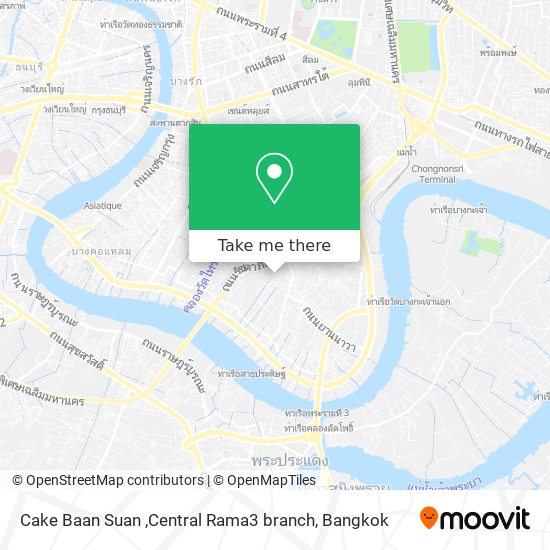Cake Baan Suan ,Central Rama3 branch map